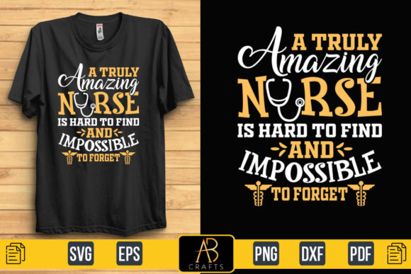 A Truly Amazing Nurse Quote Sublimation