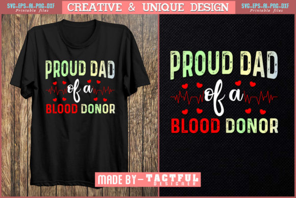 About Proud Dad of a Blood Donor Quote: A Typography Embroidery Design Review