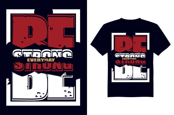 Be Strong Gym T-Shirt Design Review for Real Projects