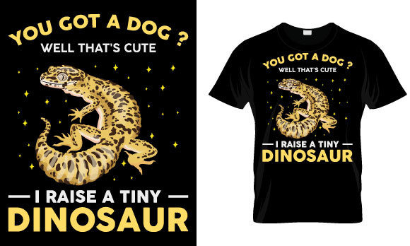 Gecko T-Shirt Design: A Playful Statement for Custom Embroidery