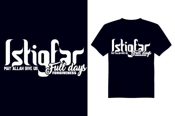 Istigfar Islamic T-Shirt Design Review for Real Projects