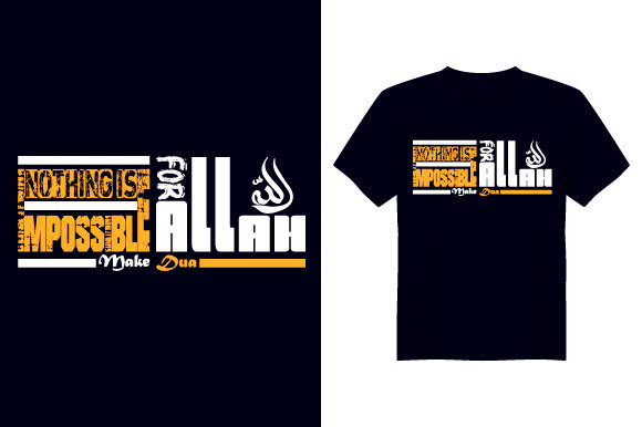 Nothing is Islamic T Shirt Design Review for Embroidery Projects