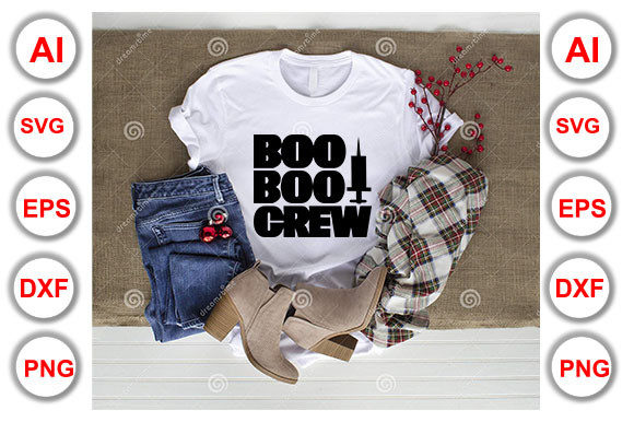 Nurse Quote Design, Boo Boo Crew the ZIP