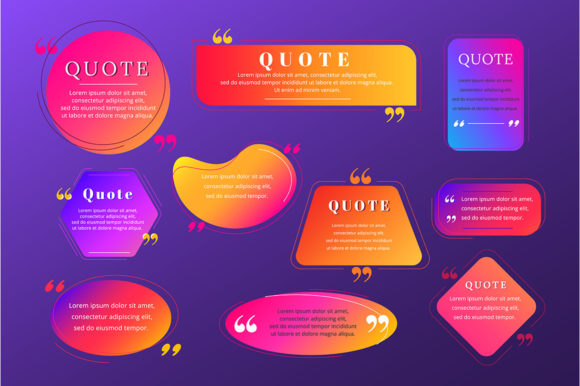 Quote Blank Frame Vector Template Set Review: Practical for Real Projects