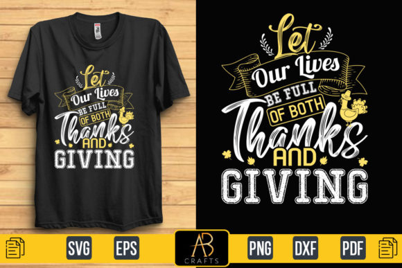 Thanks Giving Quote T Shirt Design Review for Real Projects